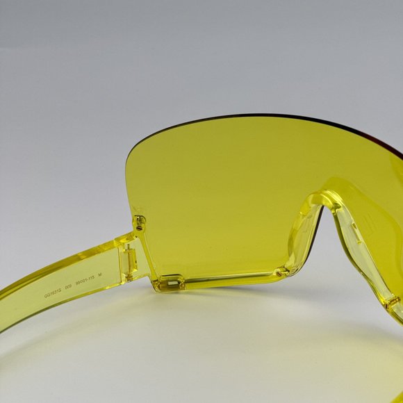 Gucci GG1631S 009 BRAND NEW Sunglasses Yellow Shield Unisex GG 1631S - Picture 11 of 13